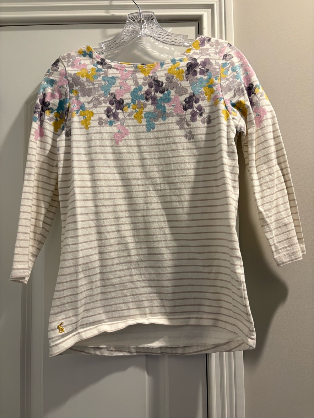 Joules Floral Striped Top